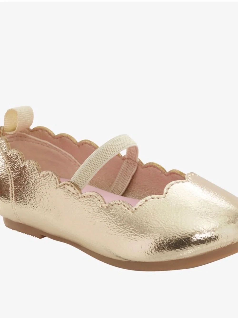 Carters Gold Toddler Ballet Flats